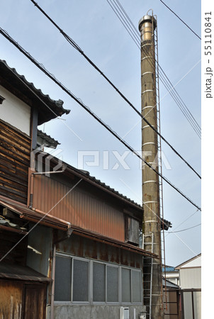 越前大野散歩：煙突のある家 55110841