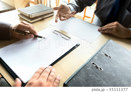 Job interview with human resource manager in Job interview with human resource manager in 55111377