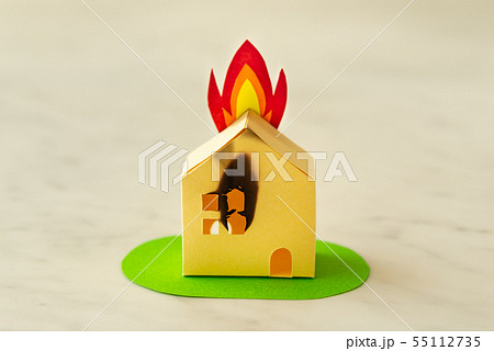 火事 火災 家 出火 火事 火災 家 出火 55112735