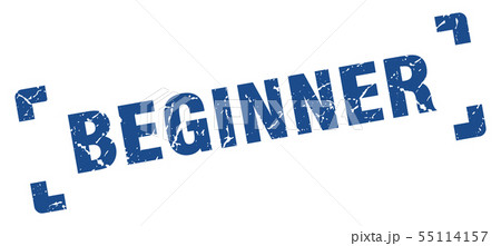 beginner stamp. beginner square grunge sign. 55114157