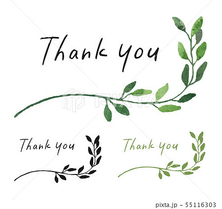 thank you 葉っぱ 55116303
