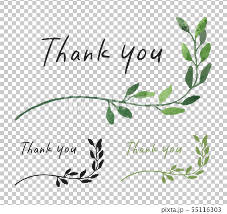 thank you 葉っぱ 55116303