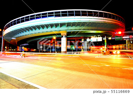 名古屋 黒川ジャンクションの夜景 名古屋 黒川ジャンクションの夜景 55116669