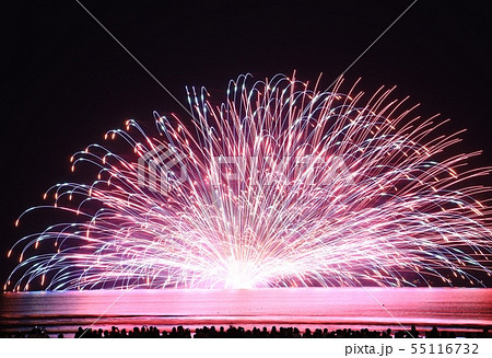 鎌倉花火大会２０１９　スターマイン 55116732