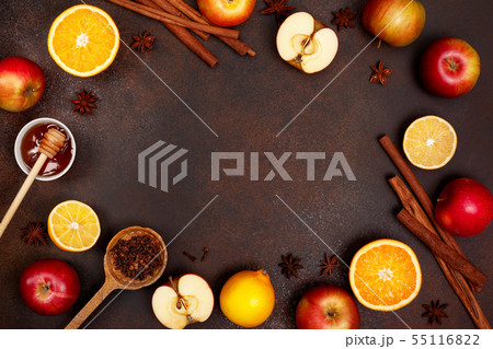 apples, oranges and spices 55116822