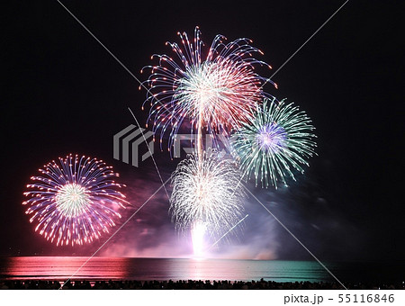 鎌倉花火大会2019 スターマイン 鎌倉花火大会2019 スターマイン 55116846