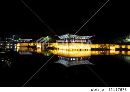 風景 池 宮殿 55117678