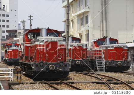 DD51留置の高崎機関区 55118280