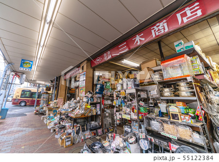 日本の東京都市景観　かっぱ橋道具街 55122384