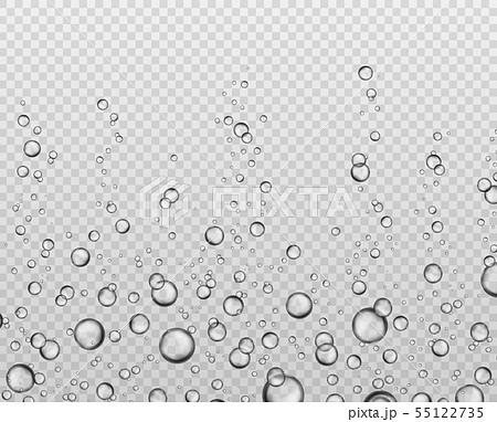Bubbles underwater texture. Soda bubble flow. Effervescent oxygen in aquarium. Fizzing champagne air Bubbles underwater texture. Soda bubble flow. Effervescent oxygen in aquarium. Fizzing champagne air 55122735