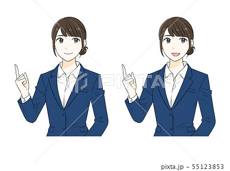 女性 スーツのイラスト素材