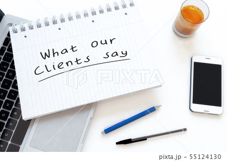 What our Clients say 55124130