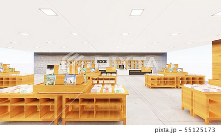 本屋　CGリアル7明るい　人無し 55125173