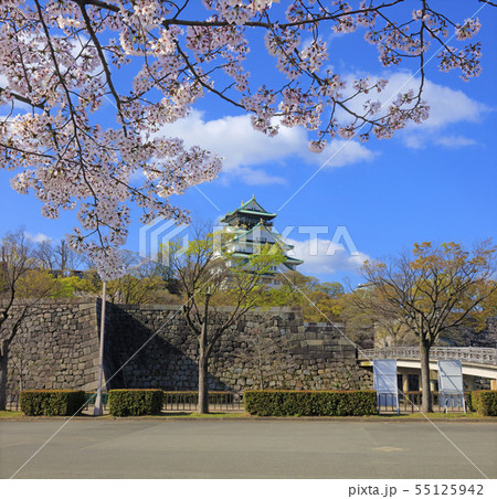 大阪城 北側 55125942