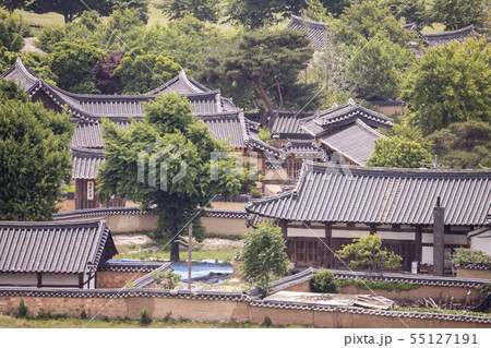 安東 河回村 瓦屋 55127191