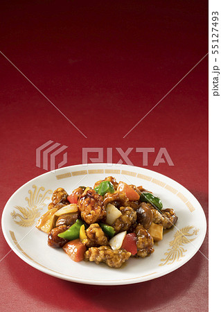 黒酢酢豚 55127493