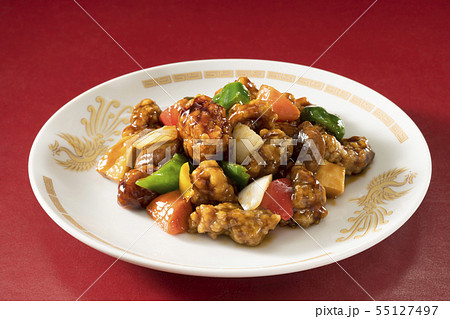 黒酢酢豚 黒酢酢豚 55127497