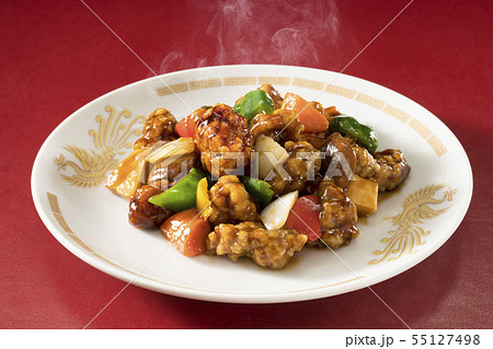 黒酢酢豚 55127498