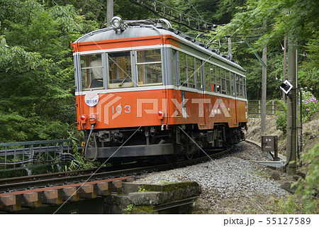 箱根登山鉄道100形 【2019】 103号車 【神奈川県】 の写真素材