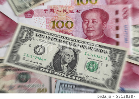 米ドルと人民元 米ドルと人民元 55128287