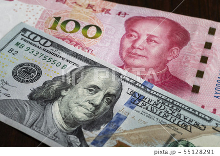 米ドルと人民元 米ドルと人民元 55128291