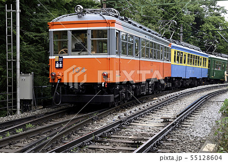 箱根登山鉄道100形 【神奈川県】 大平台駅の写真素材 [55128604] - PIXTA