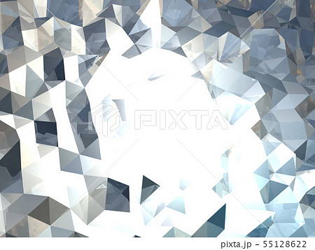 Cg 3d イラスト 立体 デザイン バックグラウンド ダイヤモンド 三角 きらめきのイラスト素材