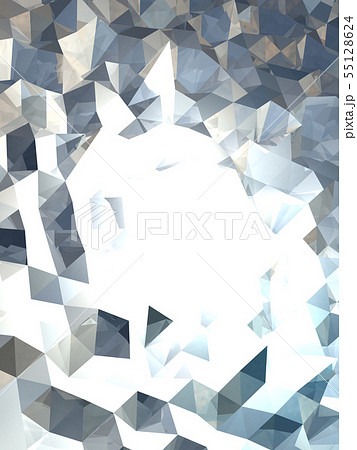 Cg 3d イラスト 立体 デザイン バックグラウンド ダイヤモンド 三角 きらめきのイラスト素材