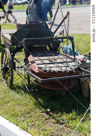 Forge. Blacksmith's tool. Old blacksmith's hand Forge. Blacksmith's tool. Old blacksmith's hand 55128666