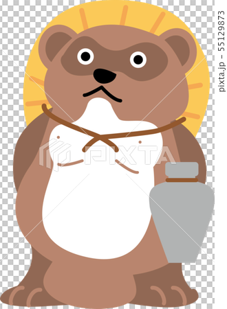 Raccoon drawing 55129873