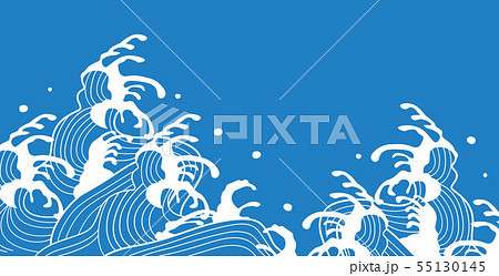 波のイメージ背景 波のイメージ背景 55130145