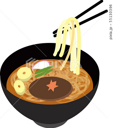滋賀 のっぺいうどんのイラスト素材