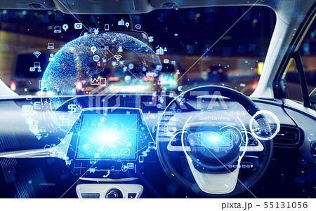 自動車とネットワーク 55131056
