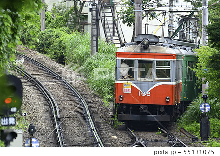 箱根登山鉄道 【神奈川県】 上大平台信号所スイッチバック 箱根登山鉄道 【神奈川県】 上大平台信号所スイッチバック 55131075