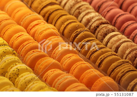 French colorful macarons famous sweet homemade French colorful macarons famous sweet homemade 55131087