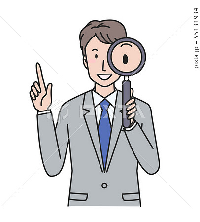 発見するビジネスマン 発見するビジネスマン 55131934