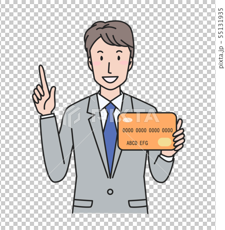 用信用卡的商人 用信用卡的商人 55131935