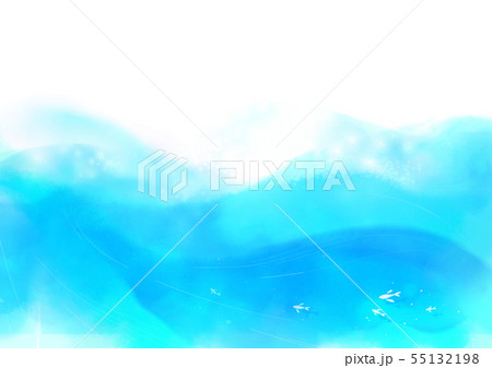 Summer background, abstract watercolor background vector 029 55132198