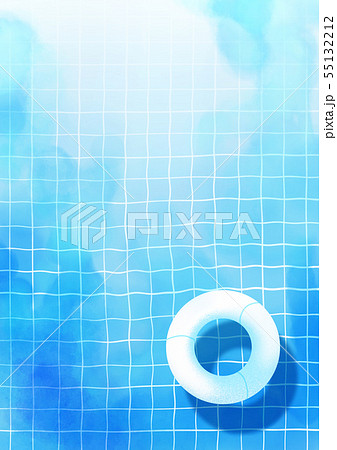 Summer background, abstract watercolor background vector 006 55132212