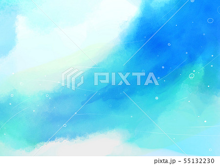 Summer background, abstract watercolor background vector 015 55132230