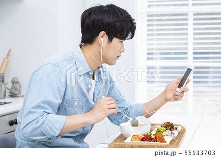 Daily routines Of an asian young man 218 55133703