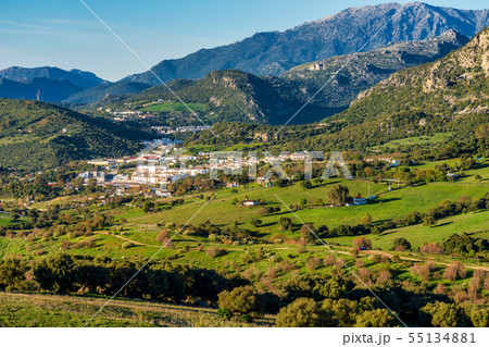 Ubrique, Cadiz. Spain. White villages of Andalusia in the park of Alcornocales 55134881