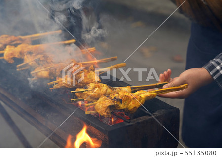 Grilled chicken Ayam Percik 55135080