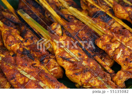 Grilled chicken Ayam Percik 55135082