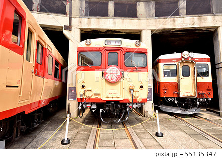 津山まなびの鉄道館　旧津山扇形機関車庫　近代化産業遺産　鉄道記念物　岡山県津山市 55135347