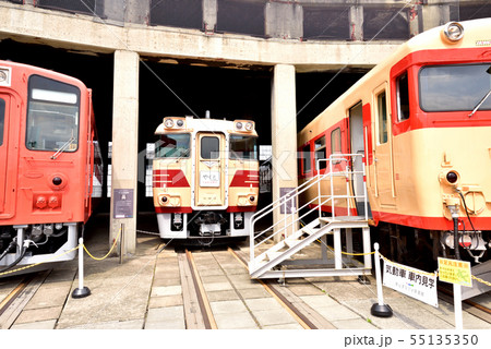 津山まなびの鉄道館　旧津山扇形機関車庫　近代化産業遺産　鉄道記念物　岡山県津山市 55135350