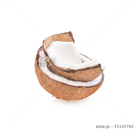 coconut fruit on white background 55135762