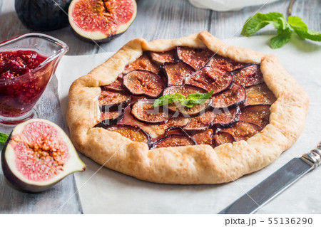 Homemade figs galette Homemade figs galette 55136290