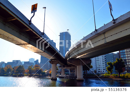 大阪　中之島周辺の風景 55136376