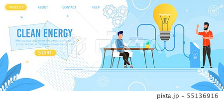 Landing Page Advertising Clean Energy Production Landing Page Advertising Clean Energy Production 55136916
